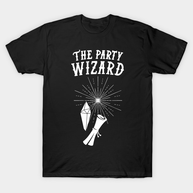 Wizard Dungeons and Dragons Team Party T-Shirt by HeyListen